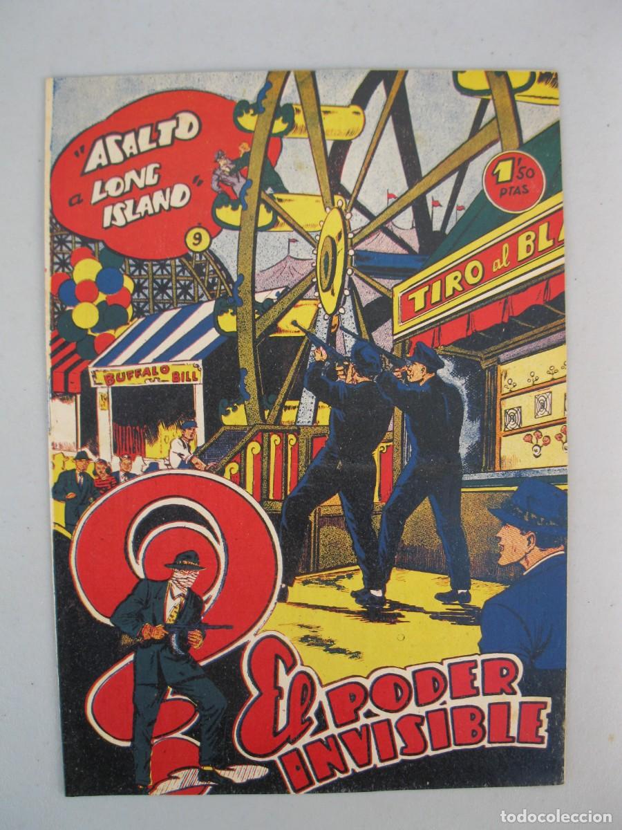 Tebeos: EL PODER INVISIBLE - N&ordm; 9 - ASALTO A LONG ISLAND - ORIGINAL - EXCLUSIVAS FERMA. - Foto 1