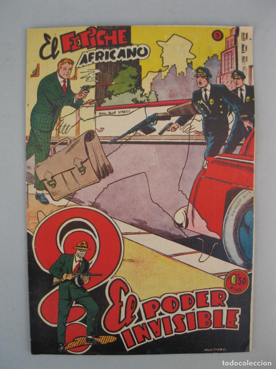 Tebeos: EL PODER INVISIBLE - N&ordm; 3 - EL FETICHE AFRICANO - ORIGINAL - EXCLUSIVAS FERMA. - Foto 1
