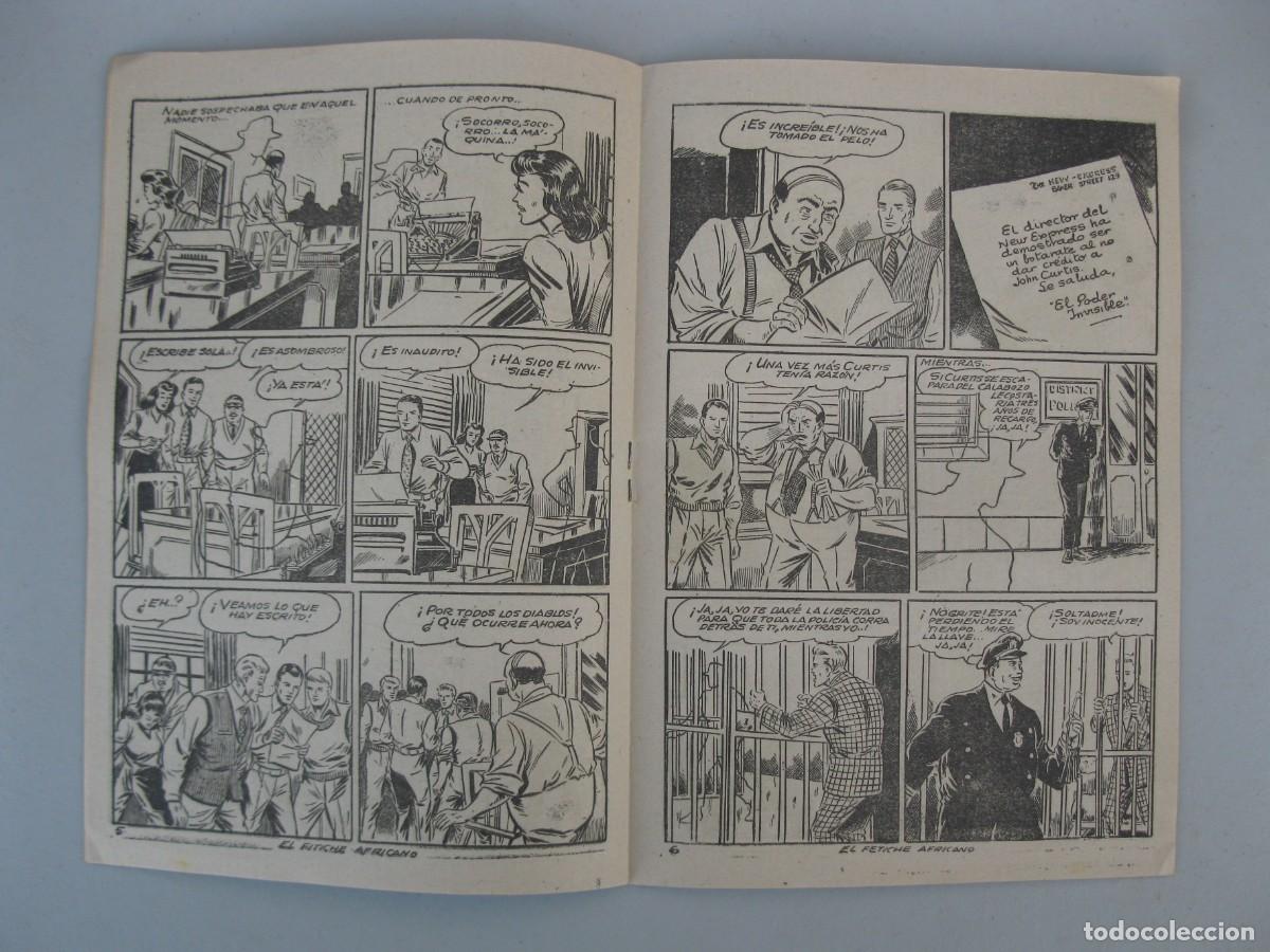 Tebeos: EL PODER INVISIBLE - N&ordm; 3 - EL FETICHE AFRICANO - ORIGINAL - EXCLUSIVAS FERMA. - Foto 2