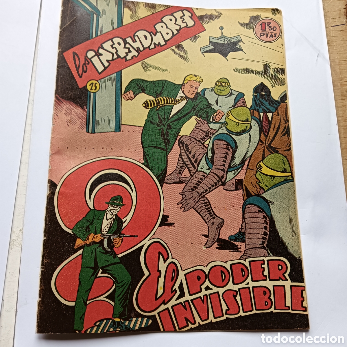 Tebeos: EL PODER INVISIBLE N&Uacute;M 25 EDITORIAL FERMA ORIGINAL A&Ntilde;O1957 - Foto 1