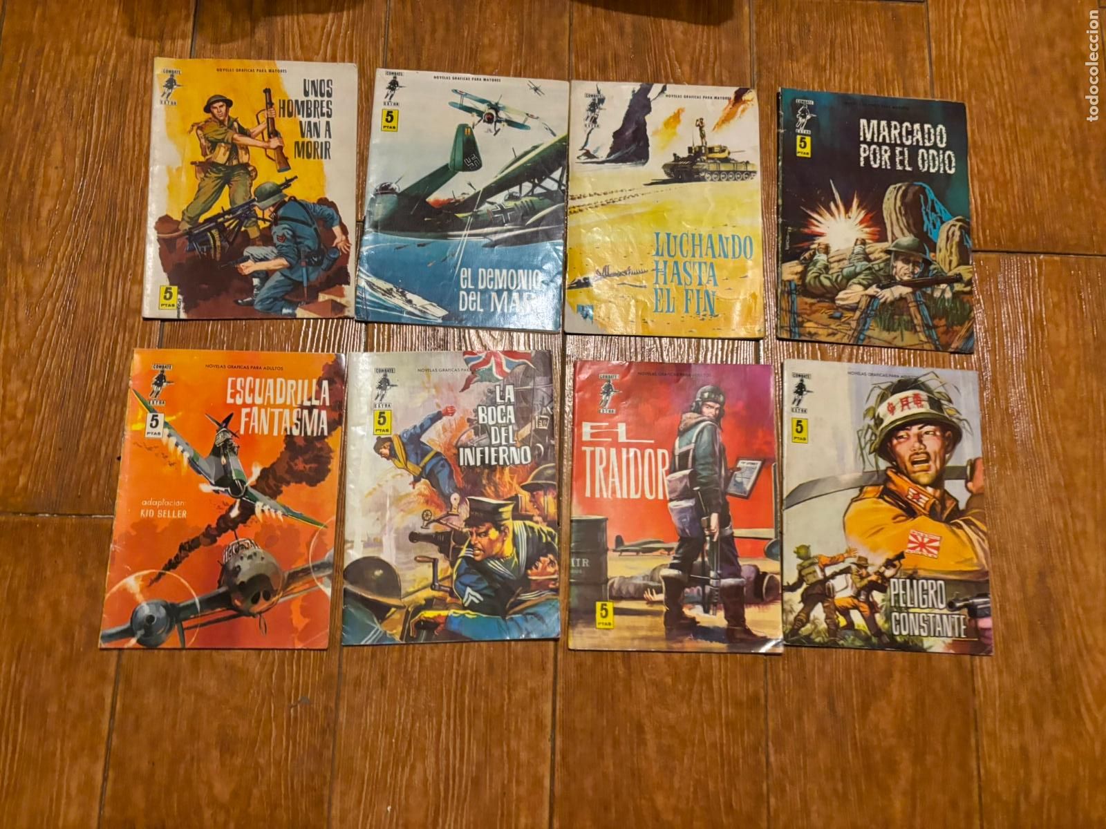 Tebeos: COMBATE EXTRA COLECCION COMPLETA 8 EJEMPLARES EDITORIAL FERMA 1963 - Foto 1