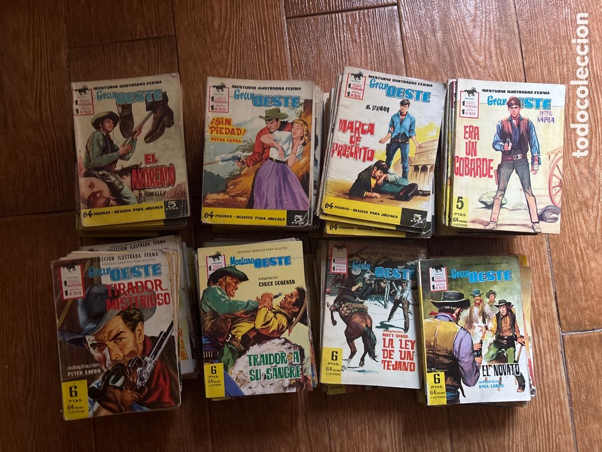 Tebeos: GRAN OESTE MONTANA OESTE EDITORIAL FERMA 1961 LOTE DE 200 NUMEROS