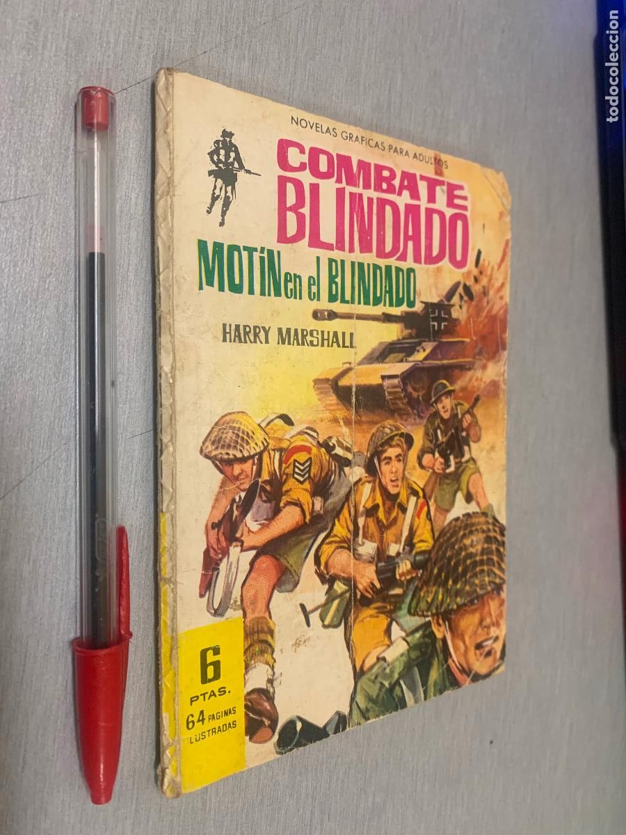 Tebeos: COMBATE BLINDADO N&ordm; 125: MOT&Iacute;N EN EL BLINDADO / NOVELA GR&Aacute;FICA - FERMA