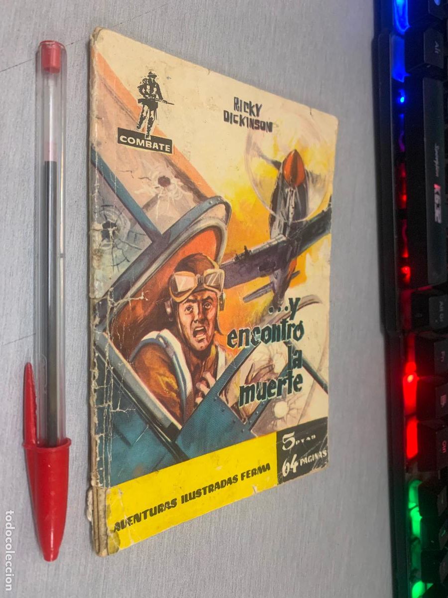 Livros de Banda Desenhada: COMBATE N&ordm; 8: ...Y ENCONTR&Oacute; LA MUERTE / RICKY DICKINSON / FERMA