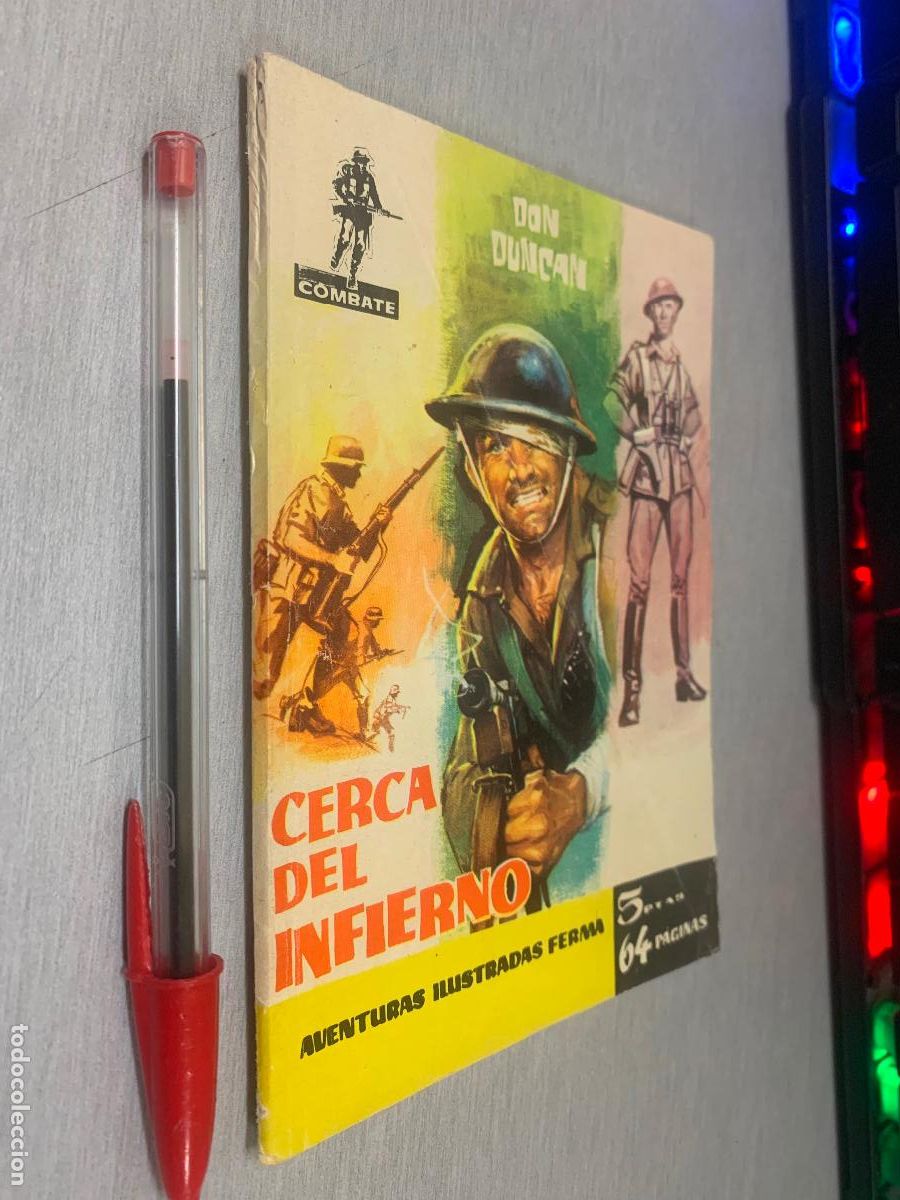 Tebeos: COMBATE N&ordm; 22: CERCA DEL INFIERNO / DON DUNCAN / FERMA