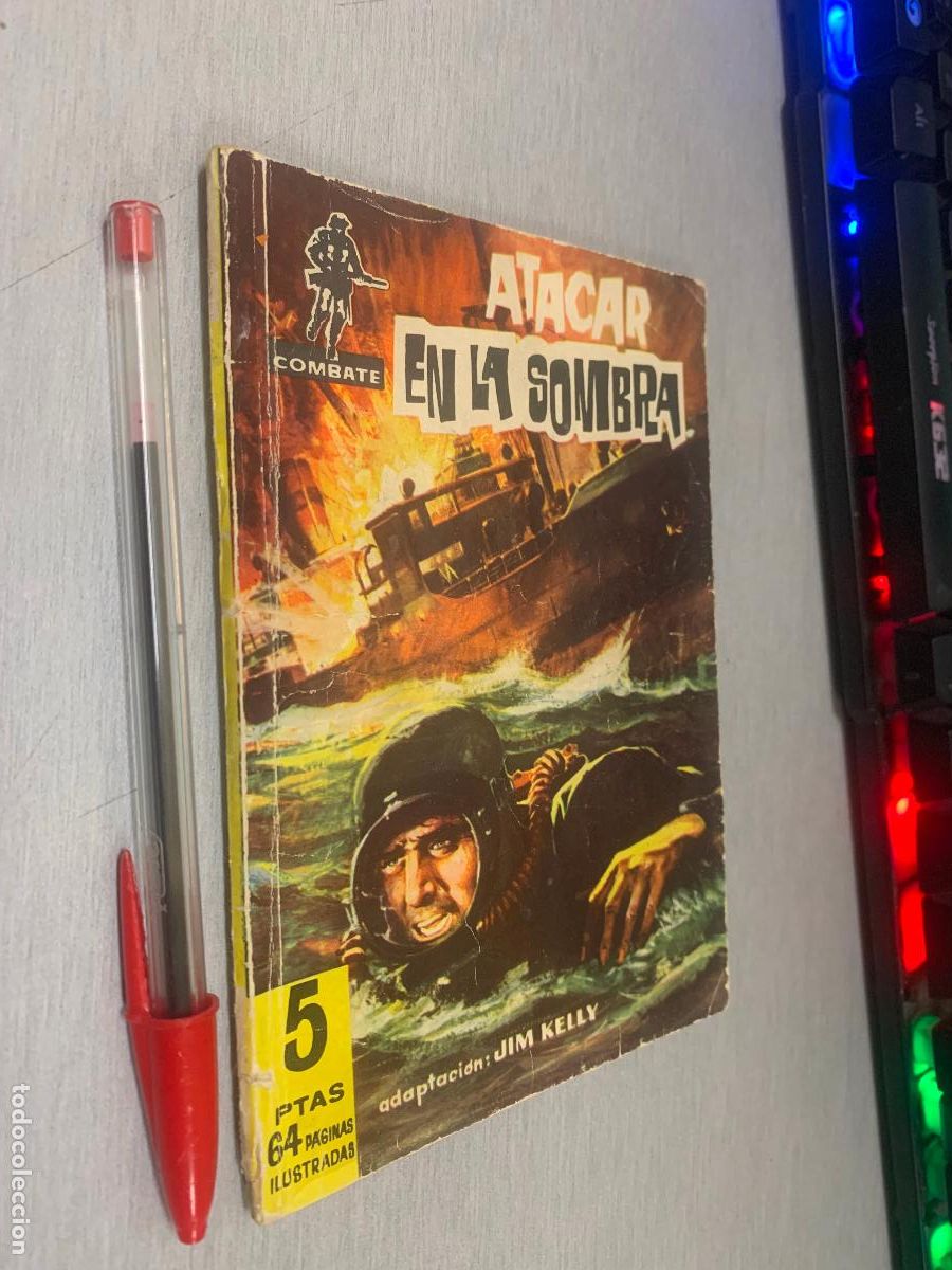 Tebeos: COMBATE N&ordm; 57: ATACAR EN LA SOMBRA / JIM KELLY / FERMA