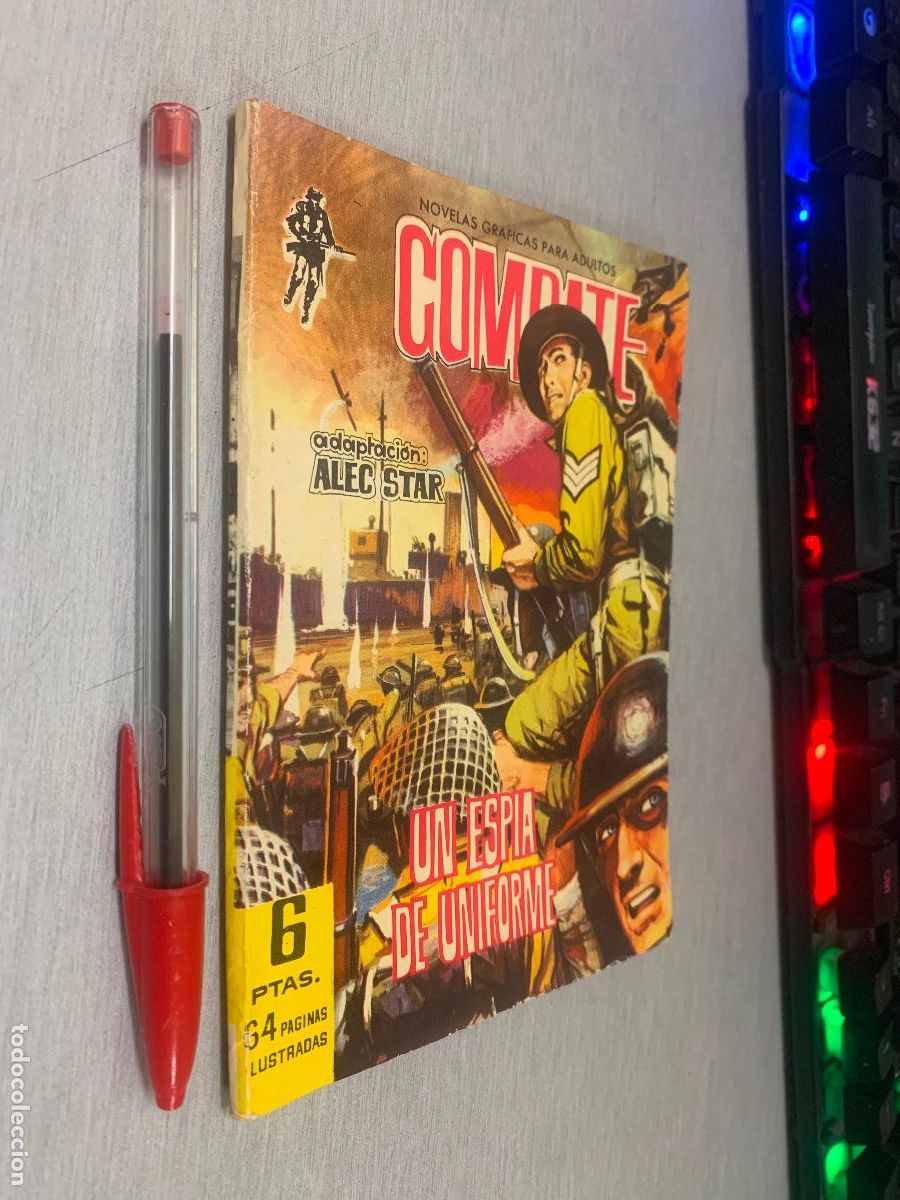 Livros de Banda Desenhada: COMBATE N&ordm; 104: UN ESP&Iacute;A DE UNIFORME / ALEC STAR / FERMA