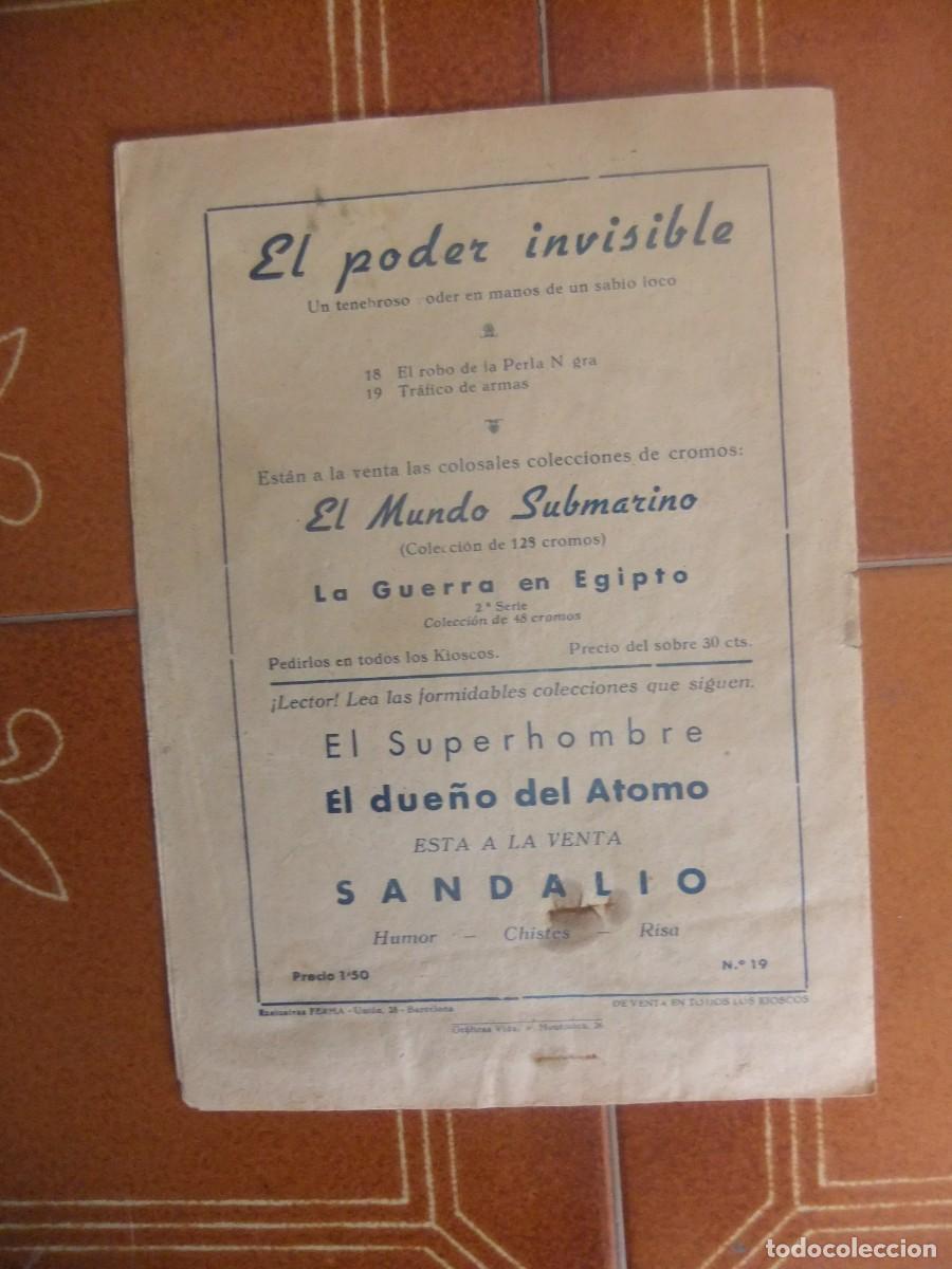 Tebeos: EL PODER INVISIBLE N&ordm; 19 TRAFICO DE ARMAS FERMA - Foto 2
