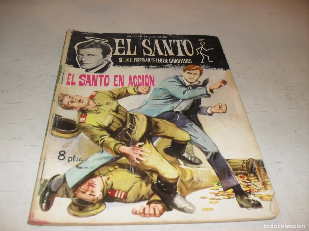 Tebeos: EL SANTO N&ordm; 5,DE 8,EL SANTO EN ACCION,BASADO EN LA SERIE TVE.FERMA EDICIONES,1965