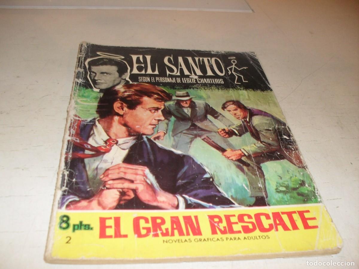 Tebeos: EL SANTO N&ordm; 2,DE 8,EL GRAN RESCATE,BASADO EN LA SERIE TVE.FERMA EDICIONES,1965