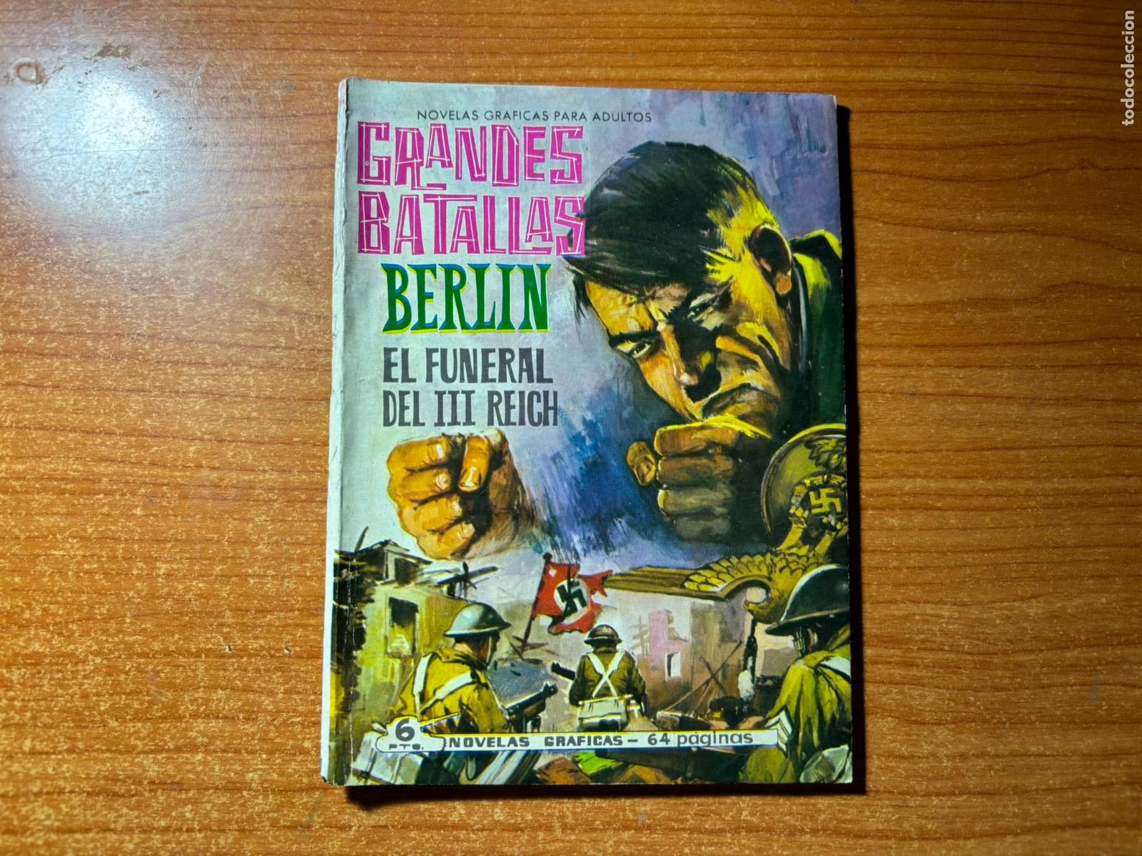 Tebeos: GRANDES BATALLAS N&ordm; 44 EL FUNERAL DEL III REICH EDITORIAL FERMA