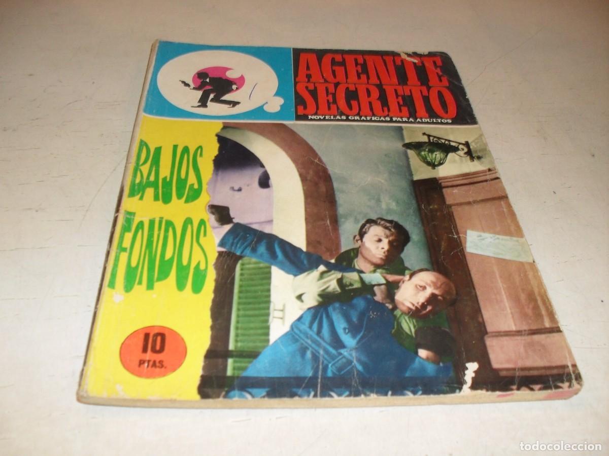 Comics: AGENTE SECRETO N&ordm; 28,BAJOS FONDOS,DE 39.EDITA FERMA,1966
