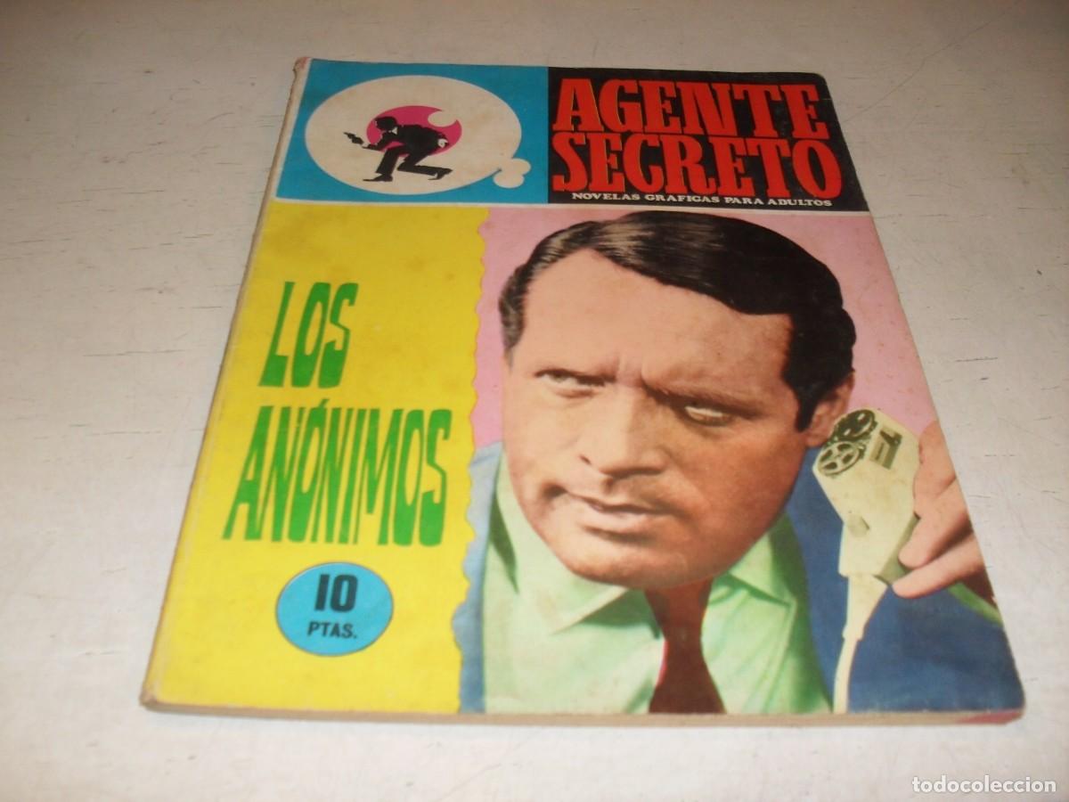Tebeos: AGENTE SECRETO N&ordm; 26,LOS ANONIMOS,DE 39.EDITA FERMA,1966