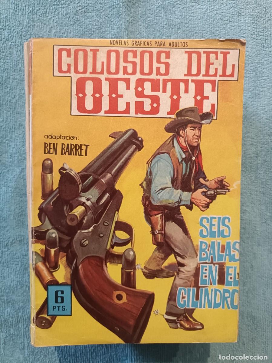 Tebeos: Colosos del Oeste, n&ordm; 85 - Seis balas en el cilindro - Editorial Ferma