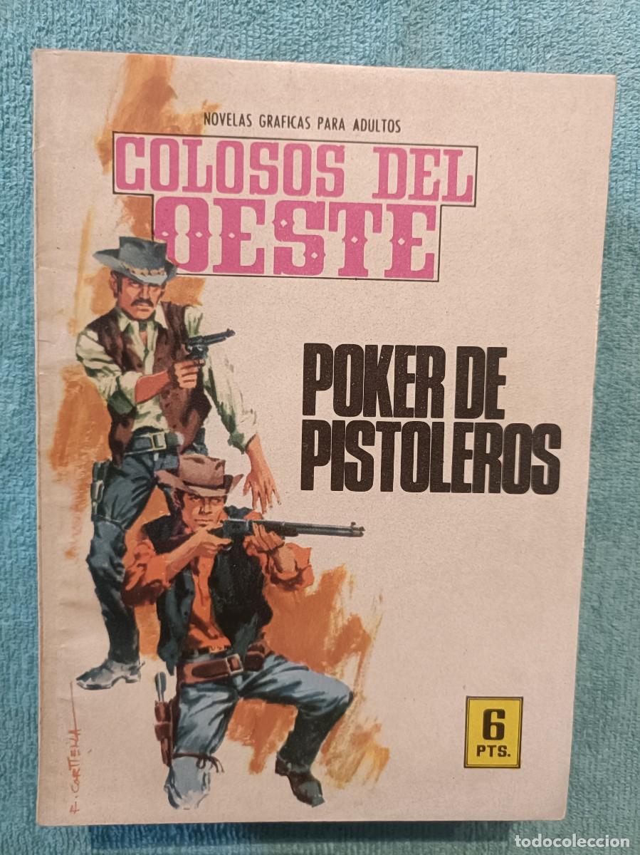 Tebeos: Colosos del Oeste, n&ordm; 132 - Poker de pistoleros - Editorial Ferma