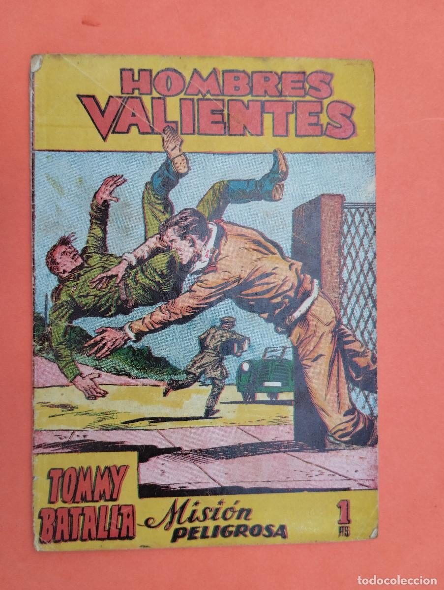 Tebeos: N&ordm; 10 TOMMY BATALLA . HOMBRES VALIENTES Serie Amarilla. EDITORIAL FERMA, Original 1958