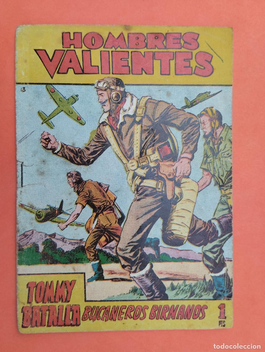 Tebeos: TOMMY BATALLA , HOMBRES VALIENTES , SERIE AMARILLA N&ordm; 13 , ED. FERMA , 1958