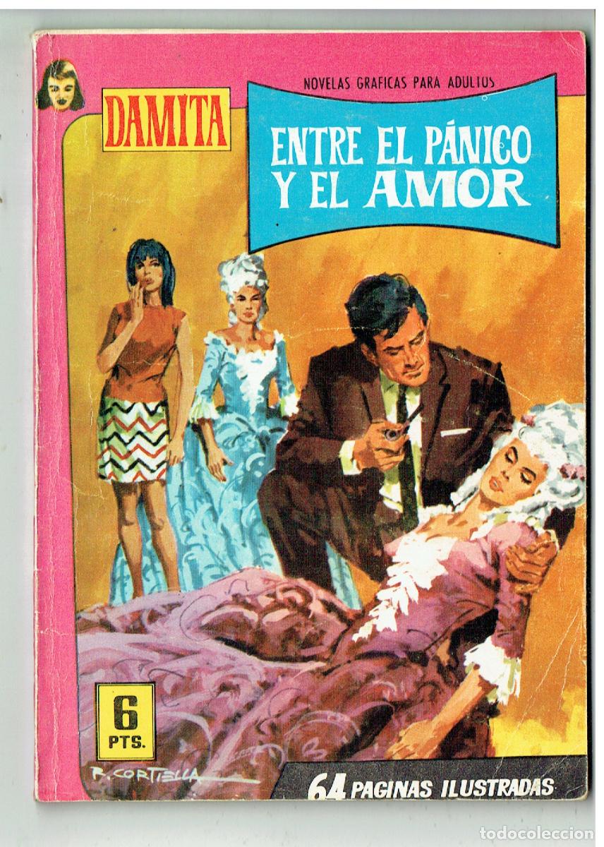 Tebeos: DAMITA. N&ordm; 439. ENTRE EL P&Aacute;ANICO Y EL AMOR. CONTRAPORTA DESFILE ESTELAR. ILUSTRADA FERMA, (P/D39)