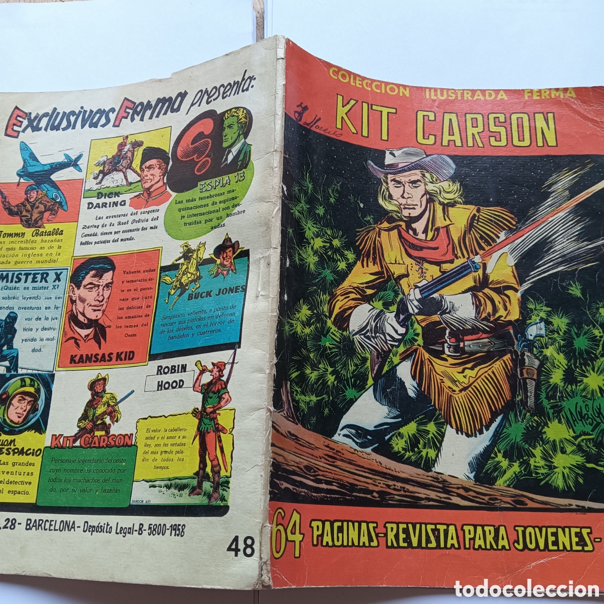 Tebeos: COLECCI&Oacute;N ILUSTRADA FERMA NUM 48 ORIGINAL - Foto 2