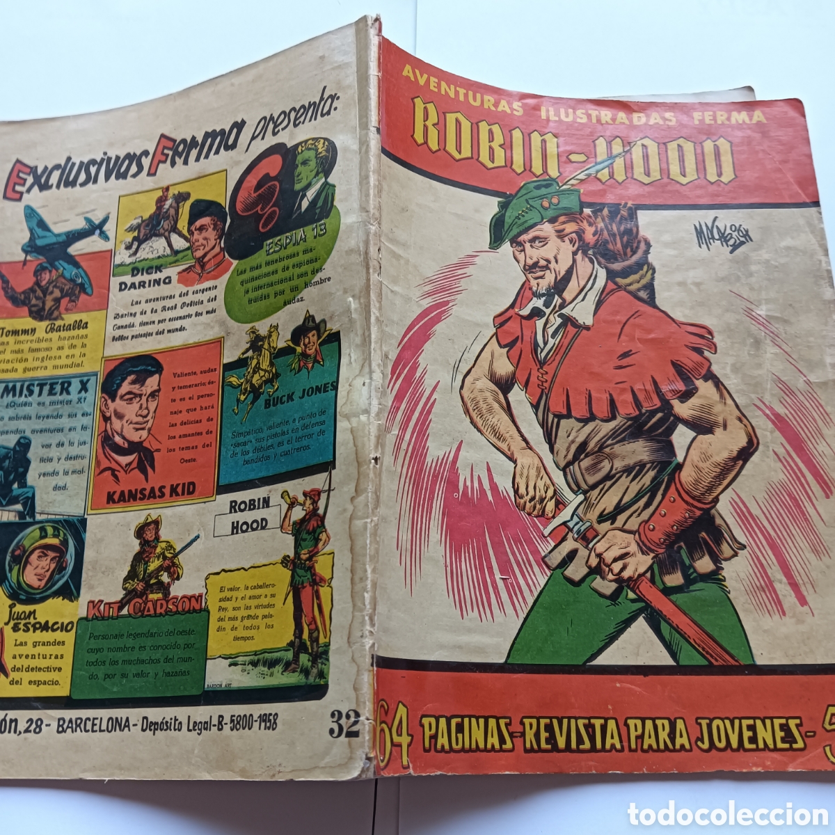 Tebeos: AVENTURAS ILUSTRADAS FERMA NUM 32 - Foto 2