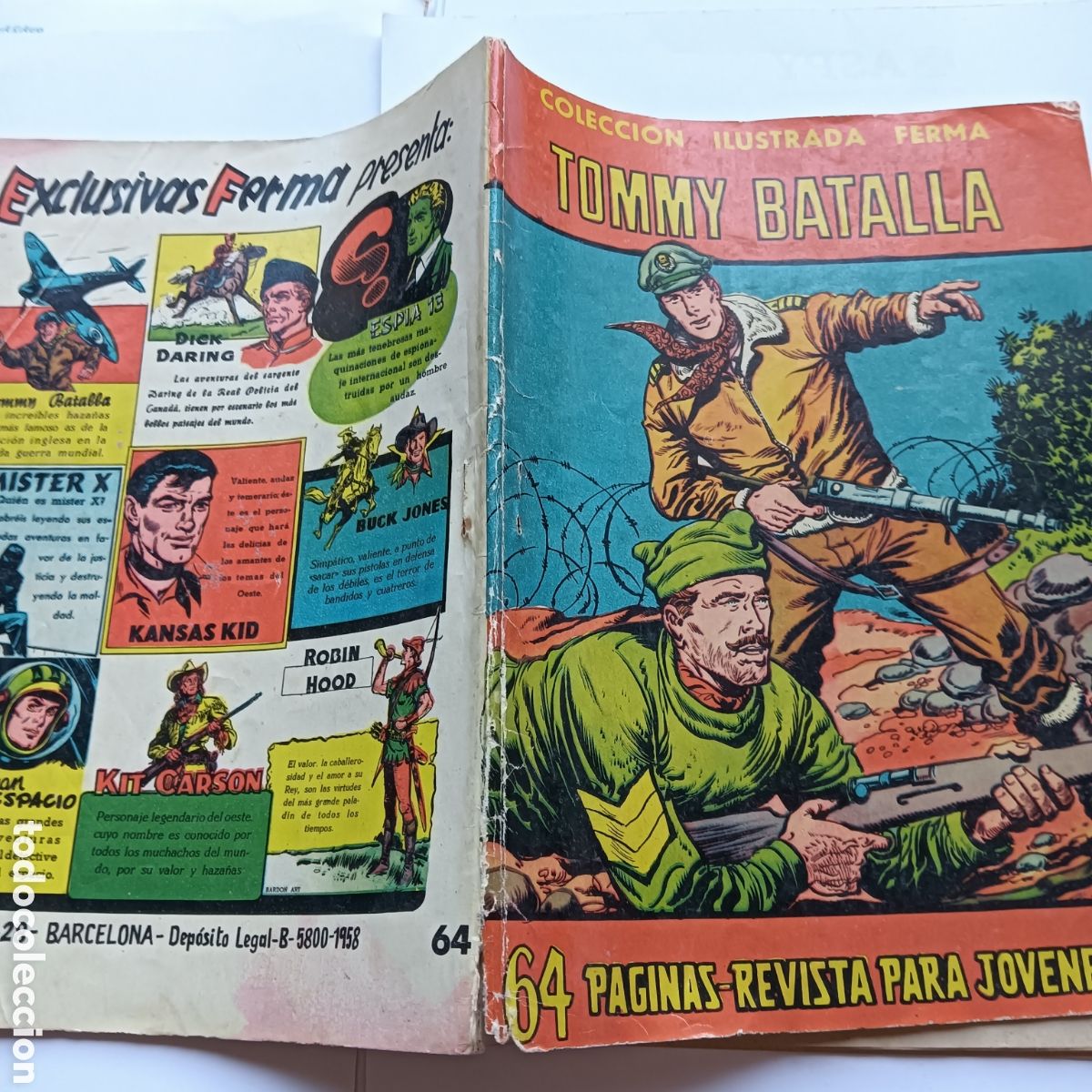 Tebeos: COLECCI&Oacute;N ILUSTRADA FERMA NUM 64 ORIGINAL - Foto 2
