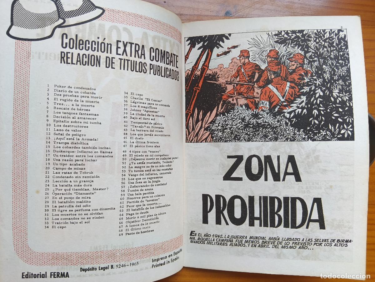 Tebeos: Extra Combate &rdquo;Zona prohibida&rdquo;. Editorial Ferma - Foto 2