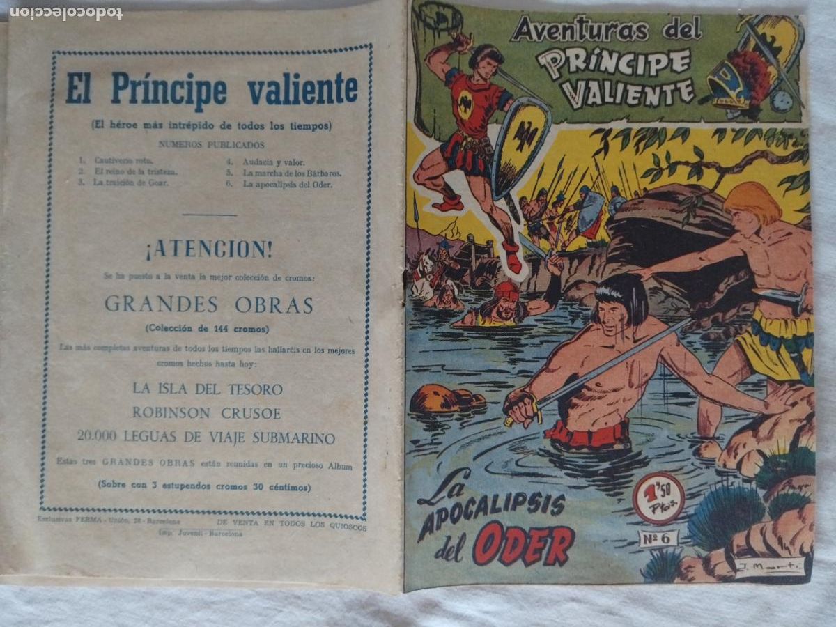Tebeos: AVENTURAS DEL PRINCIPE VALIENTE N&ordm; 6. LA APOCALIPSIS DEL ODER. FERMA ORIGINAL.