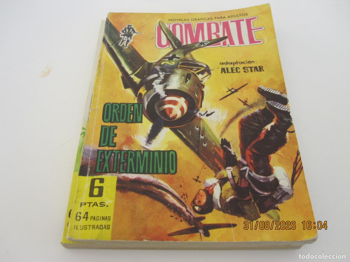 Tebeos: novela grafica combate orden de esterminio n&ordm; 102