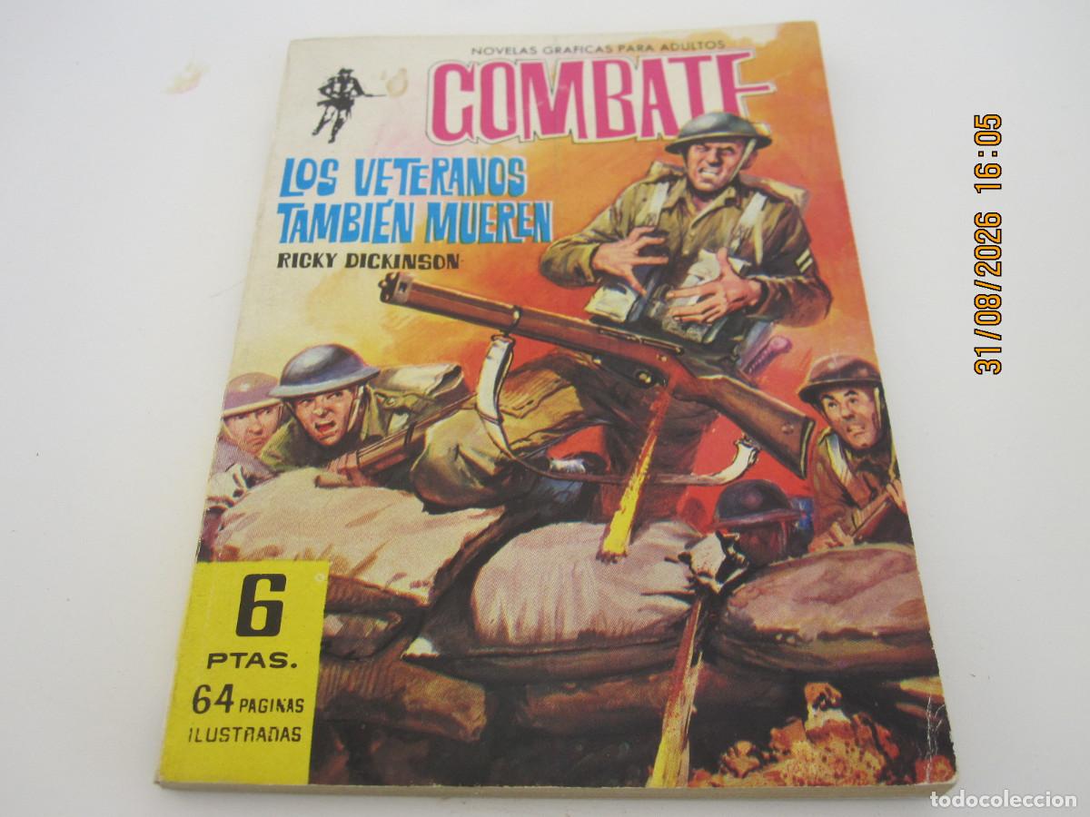 Tebeos: novela grafica combate los veteranos tambien mueren n&ordm; 116