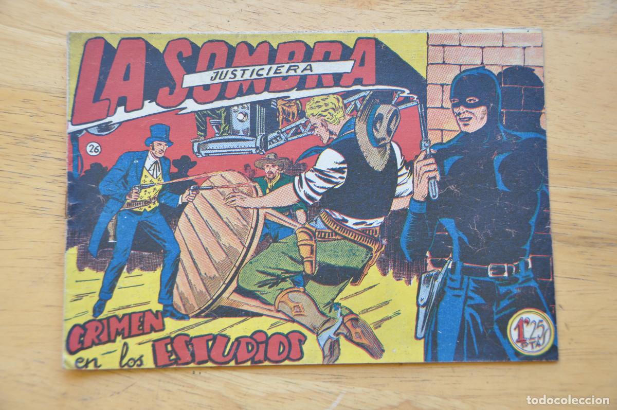 Tebeos: COMIC - LA SOMBRA JUSTICIERA N&ordm;26 - CRIMEN EN LOS ESTUDIOS - EDITORIAL FERMA