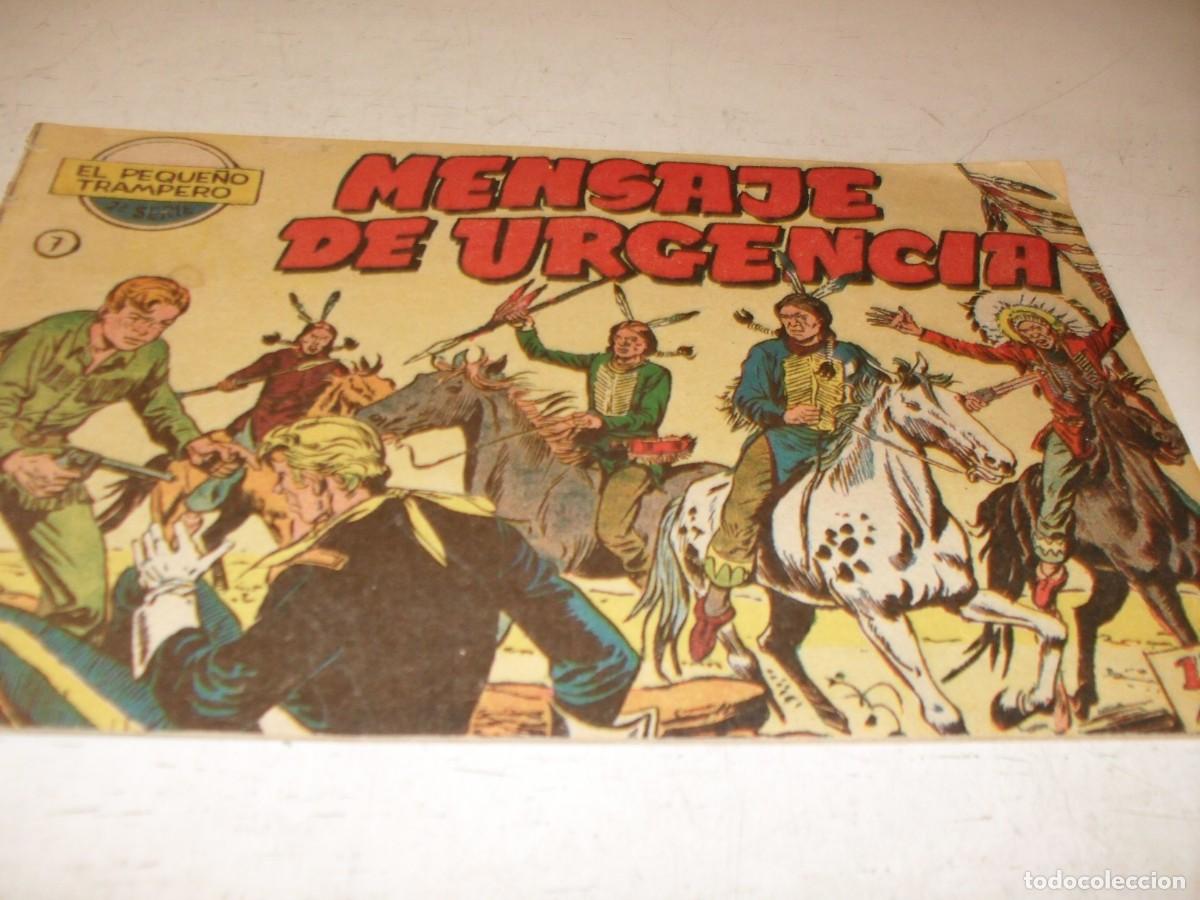 Tebeos: (ORIGINAL),EL PEQUE&Ntilde;O TRAMPERO N&ordm; 7,DE 20,MENSAJE DE URGENCIA,EDITA FERMA,A&Ntilde;O 1958
