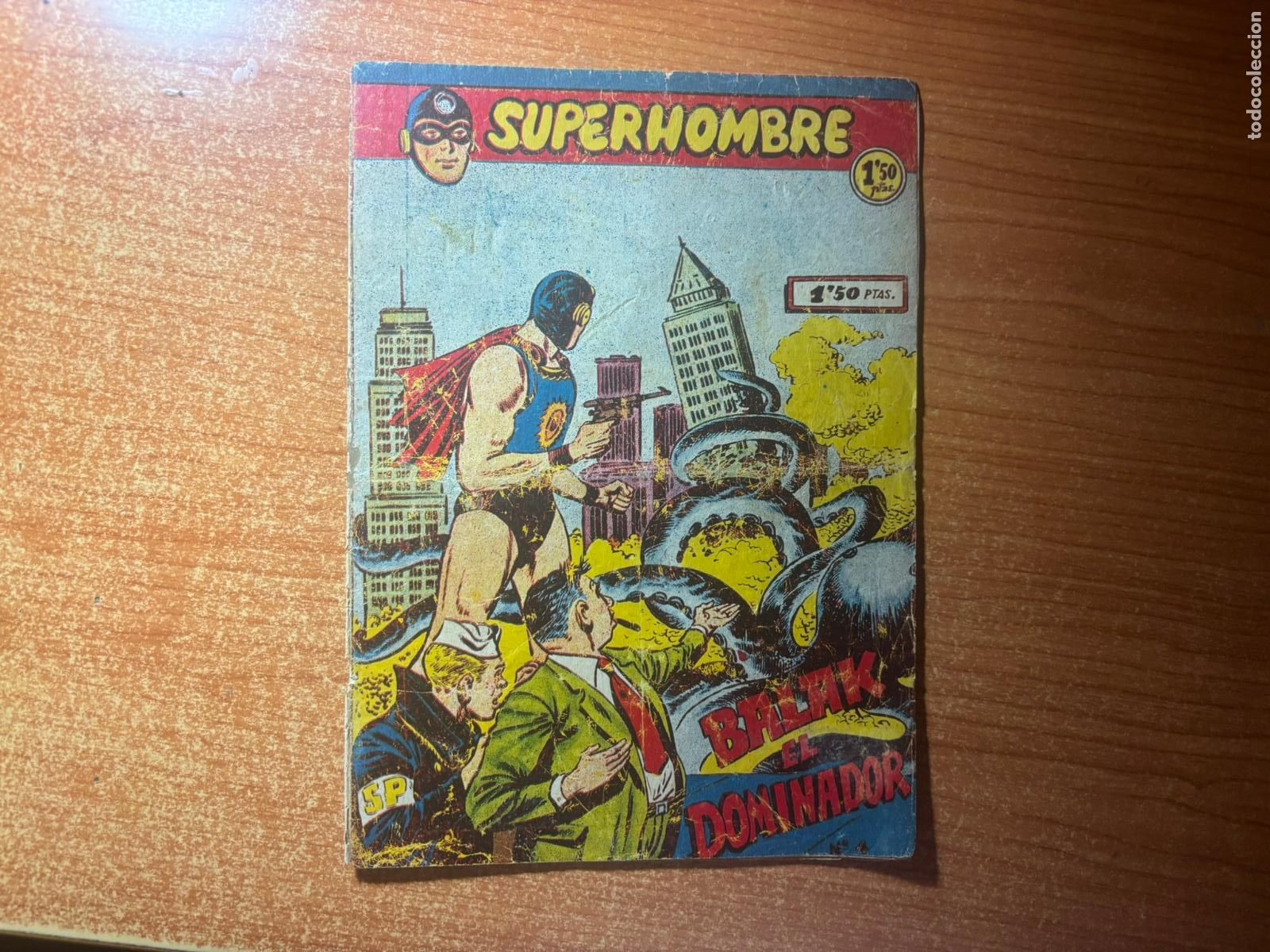 Tebeos: SUPERHOMBRE SUPER HOMBRE N&ordm; 4 EDITORIAL FERMA 1957 ORIGINAL