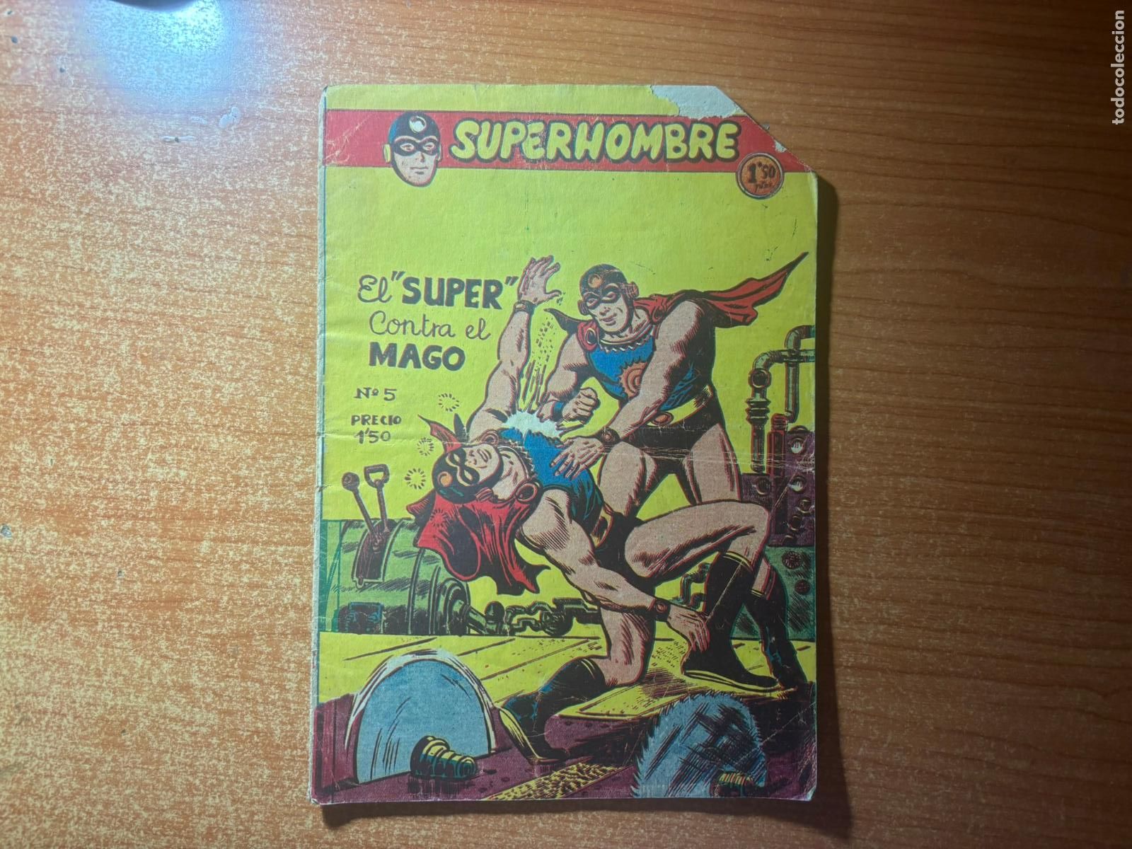 Tebeos: SUPERHOMBRE SUPER HOMBRE N&ordm; 5 EDITORIAL FERMA 1957 ORIGINAL