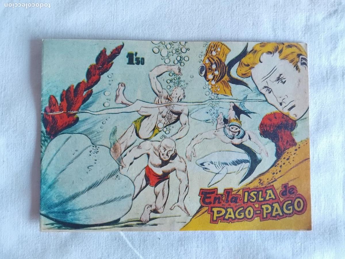 Tebeos: FRED SANTOS, EL HOMBRE RANA - N&ordm; 3 - EN LA ISLA DE PAGO-PAGO - ORIGINAL - EXCLUSIVAS FERMA
