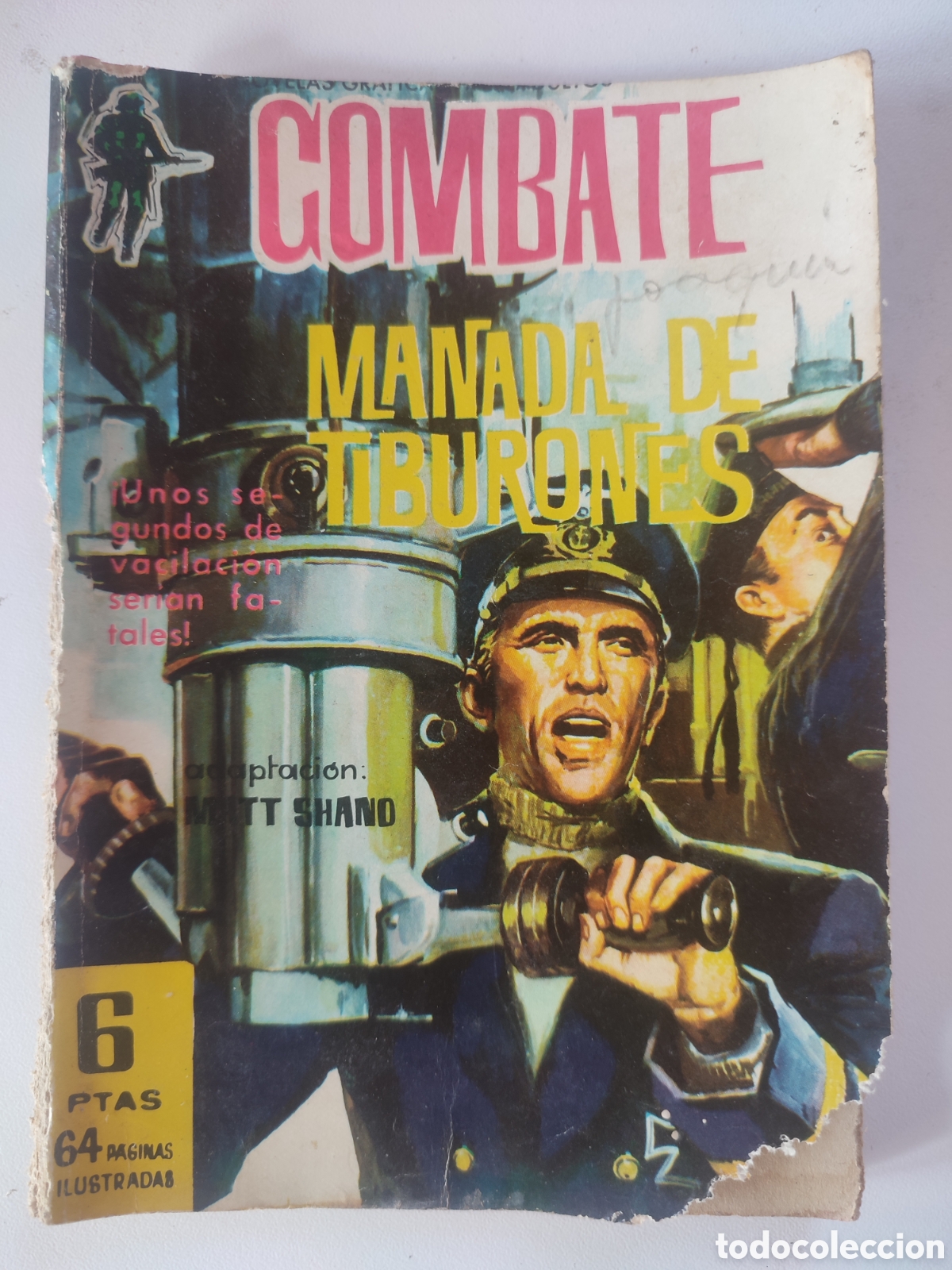 Tebeos: Combate #92 Manada de tiburones.