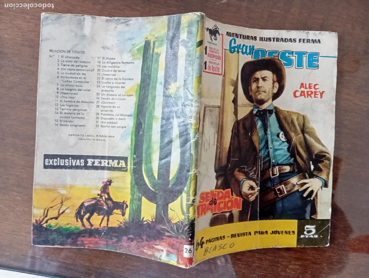 Tebeos: GRAN OESTE 26 FERMA JESUS BLASCO - Foto 1