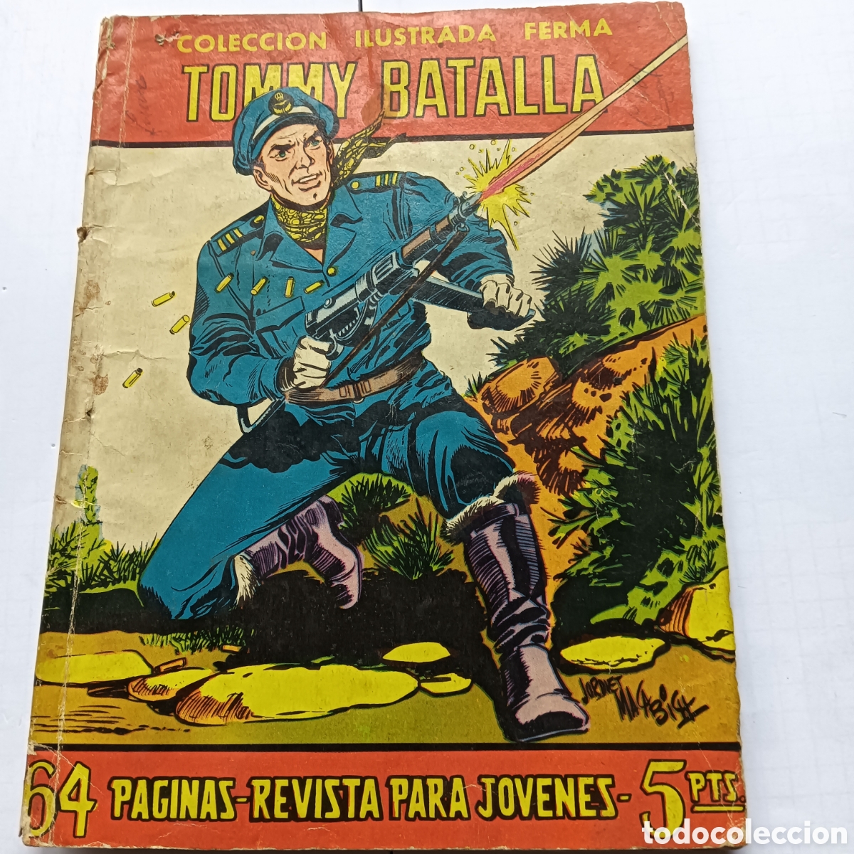 Tebeos: TOMMY BATALLA NUM 49 COLECCI&Oacute;N ILUSTRADA FERMA - Foto 1