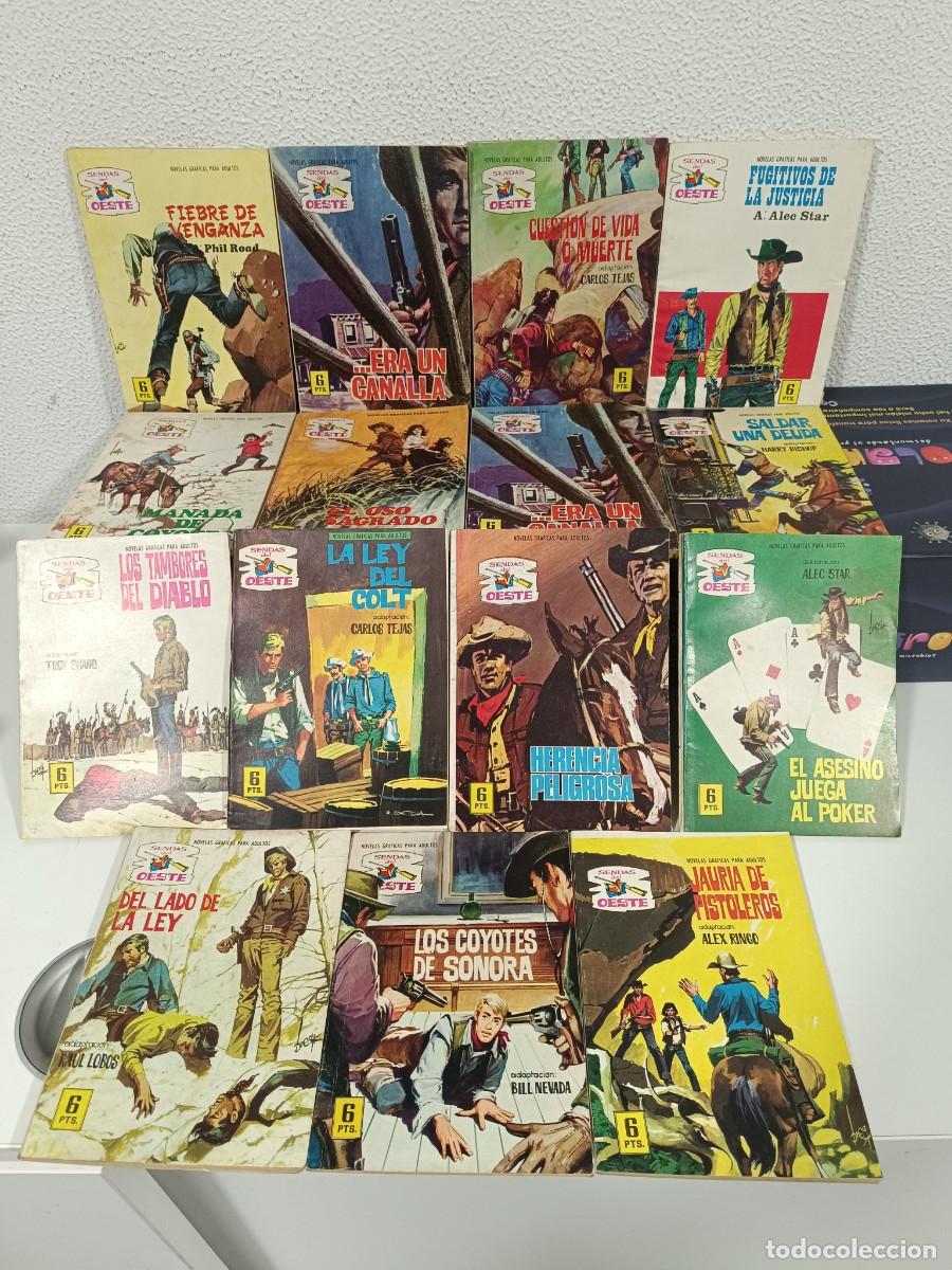 Tebeos: SENDAS DEL OESTE LOTE DE 15 NOVELAS GRAFICAS DEL OESTE. EDITORIAL FERMA. VER DESCRIPCION. LOTE1