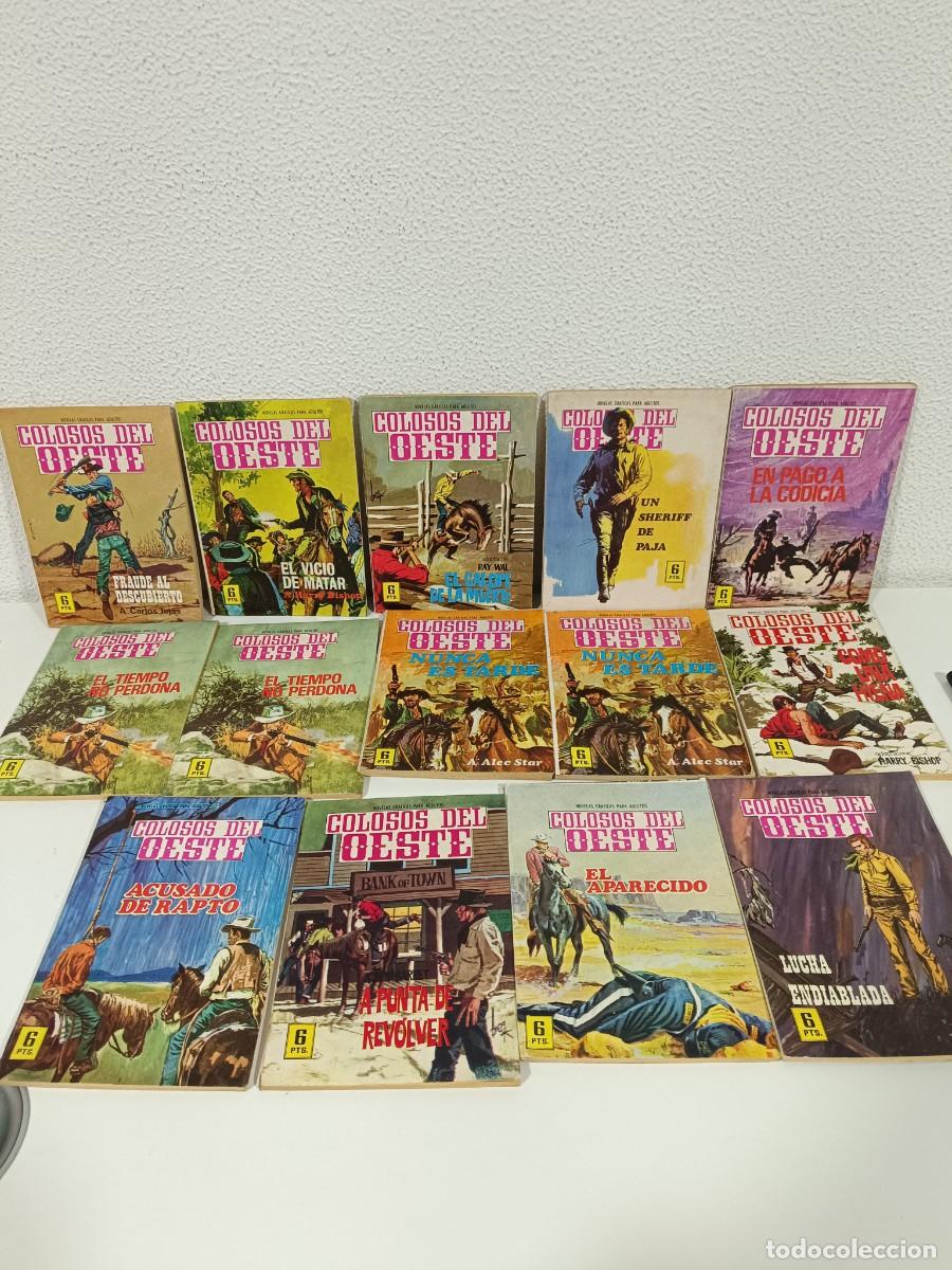 Tebeos: COLOSOS DEL OESTE. LOTE DE 14 NOVELAS GRAFICAS DEL OESTE. VER DESCRIPCION. LOTE5
