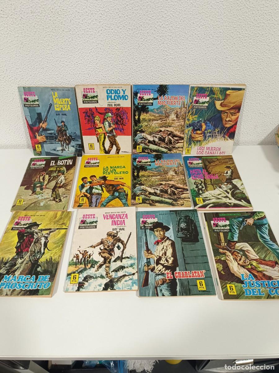 Tebeos: OESTE PISTOLEROS. LOTE DE 10 NOVELAS GRAFICAS DEL OESTE. VER DESCRIPCION. LOTE8
