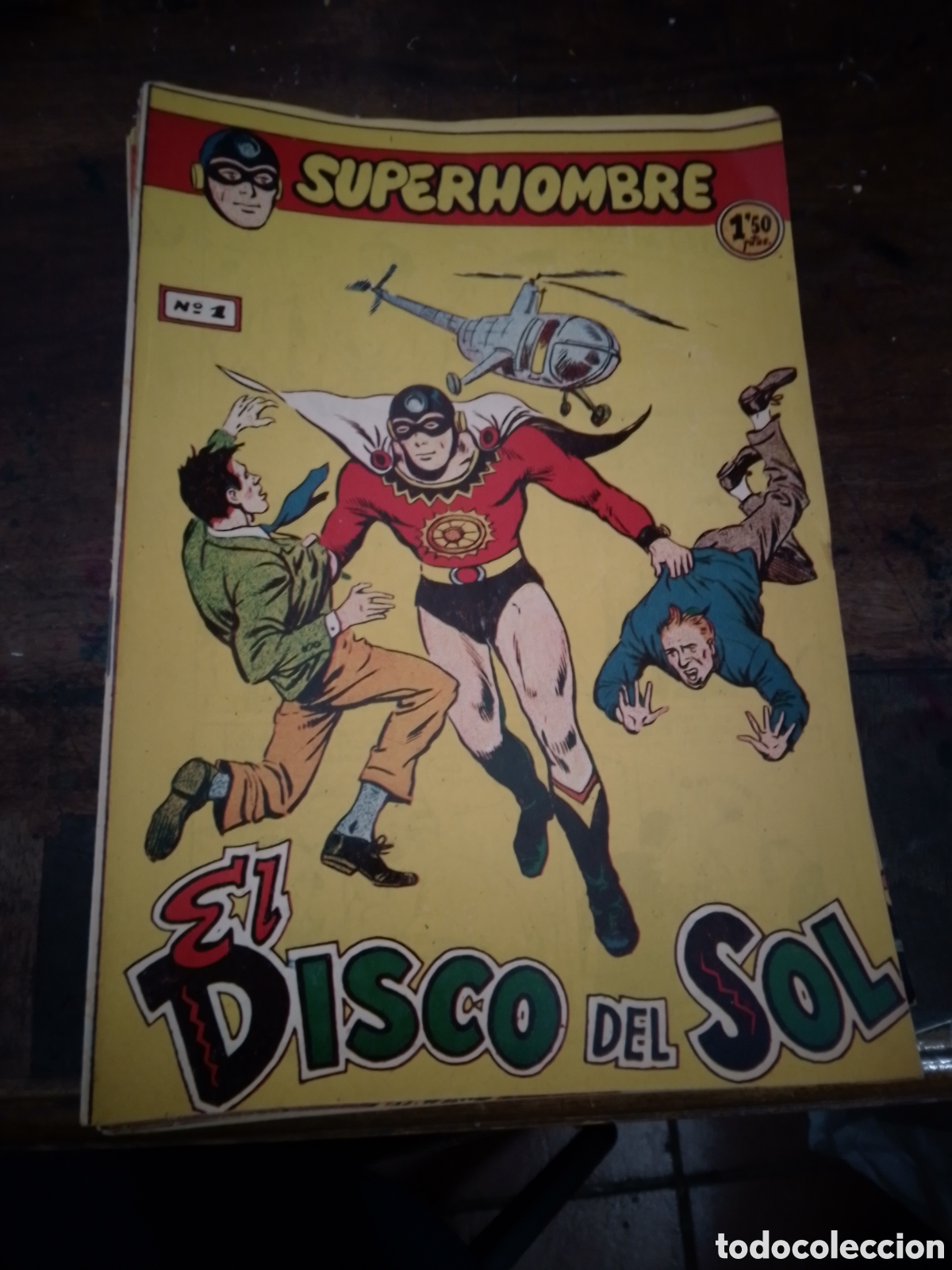Tebeos: SUPERHOMBRE. 68 N&Uacute;MEROS. FERMA. BARCELONA, 1957-8. COLECCION COMPLETA.