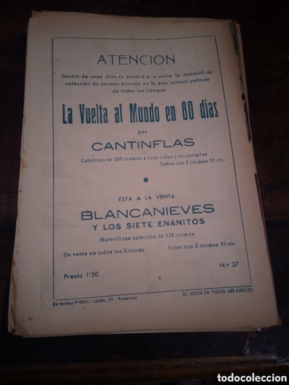 Tebeos: EL PODER INVISIBLE. 37 N&Uacute;MEROS. FERMA. BARCELONA, 1957. COLECCION COMPLETA - Foto 2