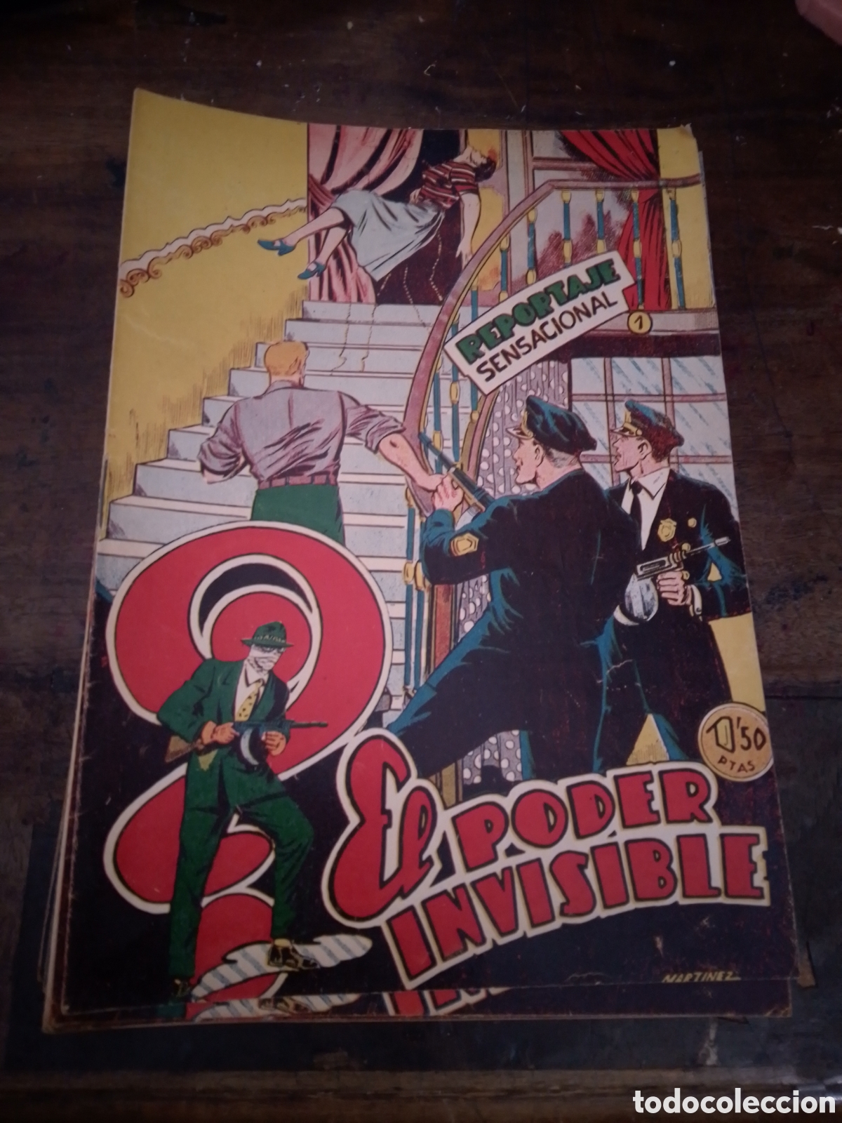 Tebeos: EL PODER INVISIBLE. 37 N&Uacute;MEROS. FERMA. BARCELONA, 1957. COLECCION COMPLETA