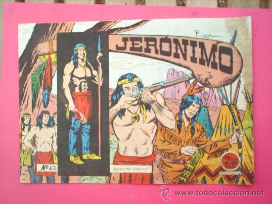 Tebeos: JERONIMO NUMERO 62 EDITORIAL GALAOR -- NUMERO DIFICIL - Foto 1