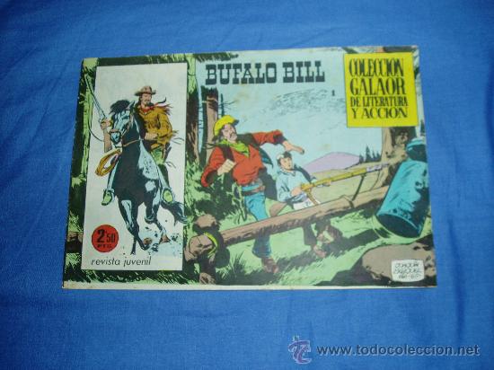 Tebeos: BUFALO BILL  N&ordm; 1.  EDITORIAL GALAOR.ORIGINAL. - Foto 1
