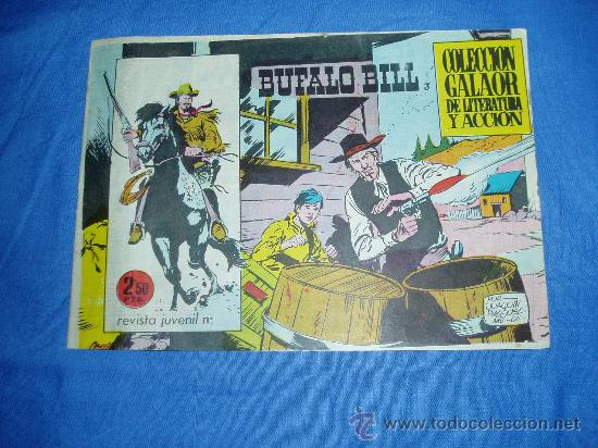 Tebeos: BUFALO BILL  N&ordm; 3.  EDITORIAL GALAOR.ORIGINAL. - Foto 1