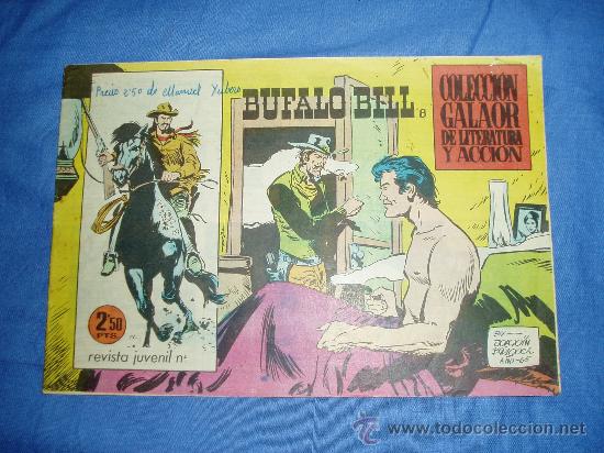 Tebeos: BUFALO BILL  N&ordm; 8.  EDITORIAL GALAOR.ORIGINAL. - Foto 1