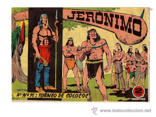 Tebeos: (M-3) JERONIMO - NUM 16 , EDTGALAOR  - SE&Ntilde;ALES DE USO - Foto 1