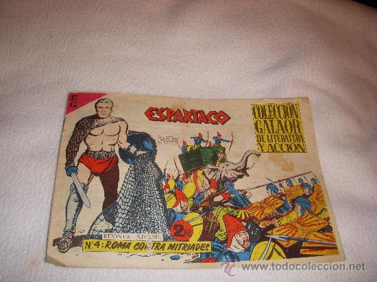 Tebeos: ESPARTACO N&ordm; 4, EDITORIAL GALAOR - Foto 1