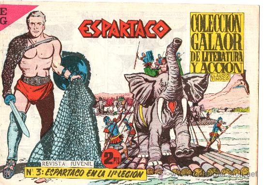 Tebeos: ESPARTACO       N&ordm; 3  DE GALAOR - Foto 1